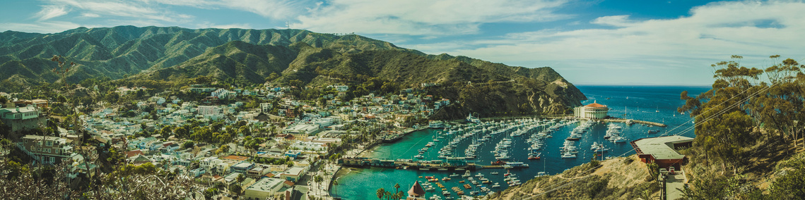 Santa Catalina Island photograph panoramic