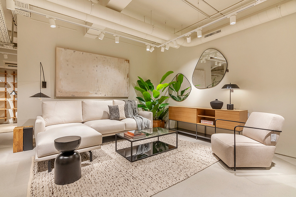 Vue d’ensemble du showroom Kave Home Toulouse