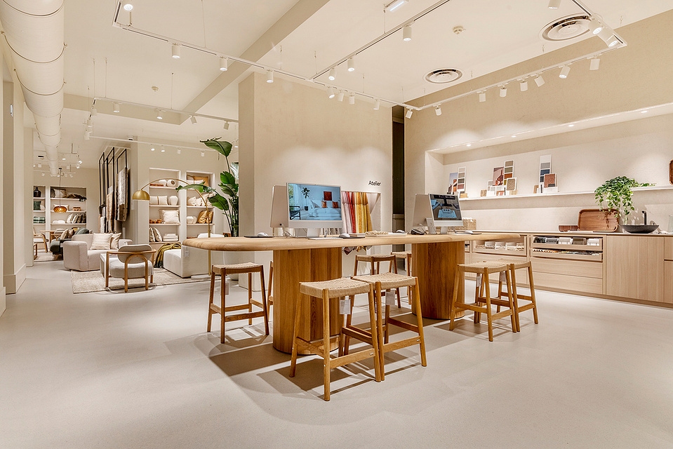 Design d’intérieur capturé dans la boutique Kave Home Toulouse