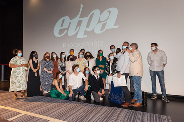 Image de groupe du Grand Prix Photo de l'ETPA à Toulouse. Reportage événementiel réalisé par Johanna Senpau.