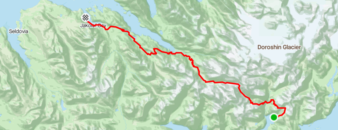 The Tutka Backdoor, pictured above, is a 50k (38 mile) trail.