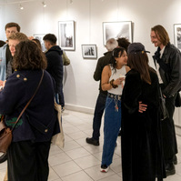 Photo exhibition 'Regards croisés : sur les traces de François Arago", presented by photographers Jade Leisner, Olivier Montay and Corentin Schimel. Spéos Gallery and photography school. © photo: Antoine Wdowczynski