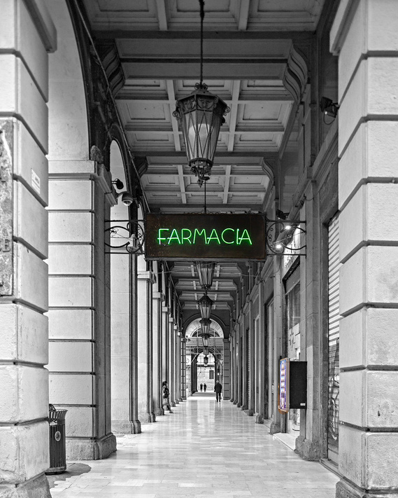via Ugo Bassi, Bologna,Italia, Covid  2020, foto Marco Ravenna