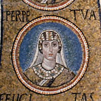 
Il mosaico della Perpetua Felicitas è un affascinante mosaico cristiano dell'antica città di Ravenna, in Italia. Esso si trova nella Basilica di San Vitale, un importante sito del patrimonio mondiale dell'UNESCO.