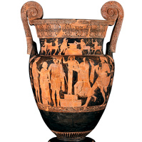 Museo Civico Archeologico di Bologna. Vaso Attico