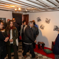 Exhibition rooms of the Tanzania Pavilion, curated by Enrico Bitotto.  Biennale di Venezia