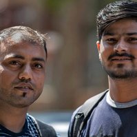 quartiere Bolognina ritratti di immigrati prima generazione  people, Bologna
