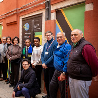Exhibition rooms of the Tanzania Pavilion, curated by Enrico Bitotto.  Biennale di Venezia