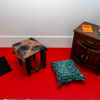 Exhibition rooms of the Tanzania Pavilion, curated by Enrico Bitotto.  Biennale di Venezia