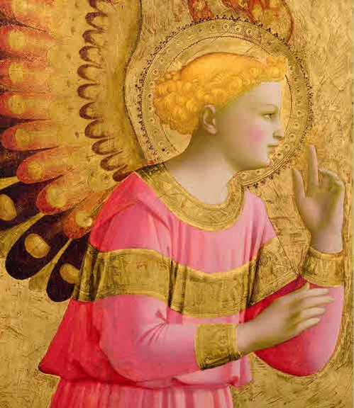 frate domenicano Beato Angelico
Angelo, annunciazione,opere d' arte, fotografia di ritratto