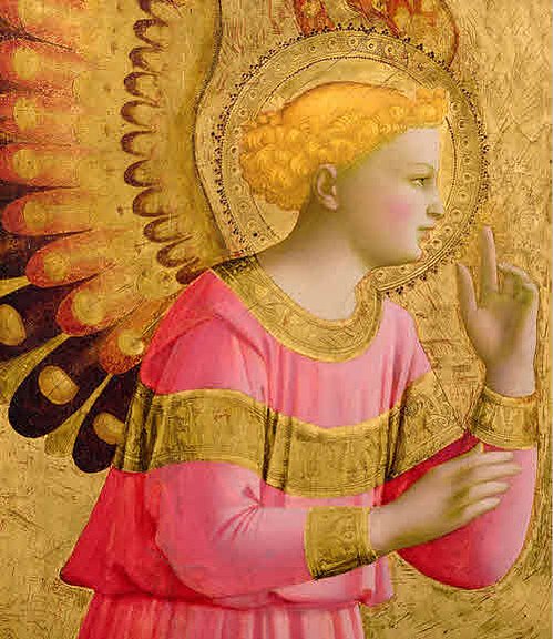 frate domenicano Beato Angelico
Angelo, annunciazione,opere d' arte, fotografia di ritratto