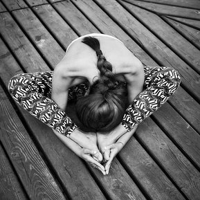 Yoga, position,girl,graphic,body,hands,feet,BW