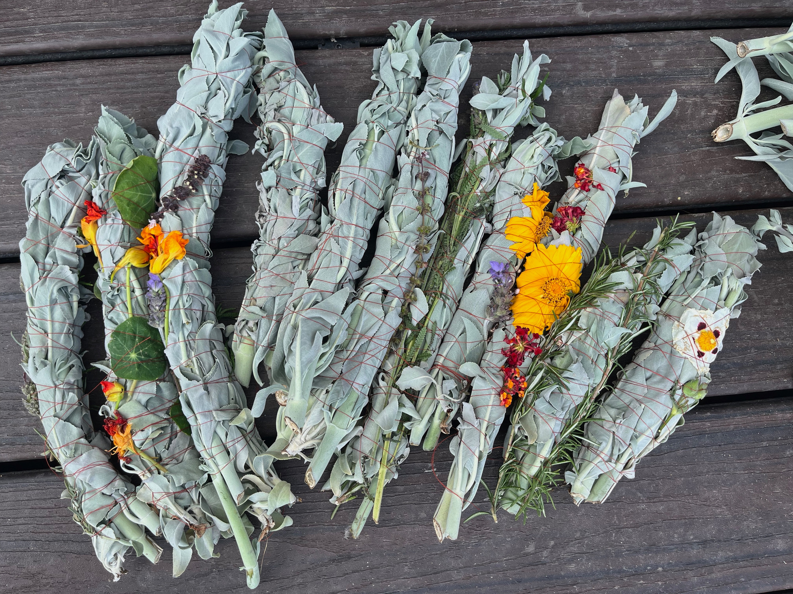 white sage bundle herb garden otherworld landscape design cypress park mount washington los angeles sustainable ethical magic pagan esoteric