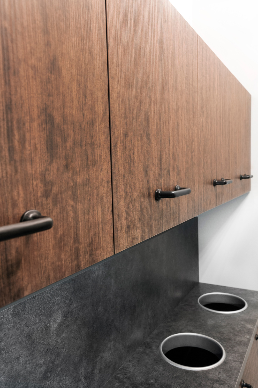 Franchise store fixtures and cabinetry for Hammer and Nails Grooming