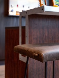 Wadsworth Design Counter and stool detail.
