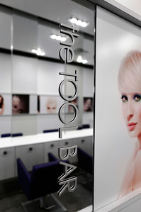 Retail display signage detail