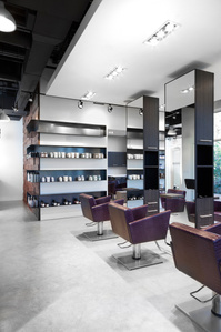 Salon cutting area design and build