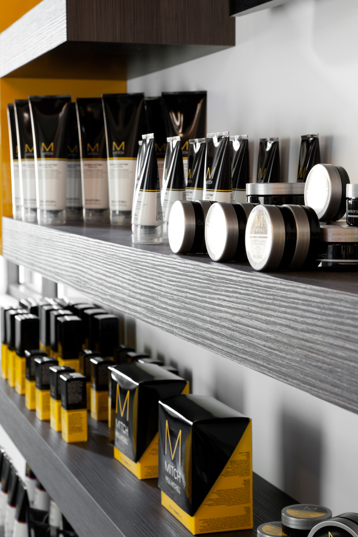 Salon retail shelving