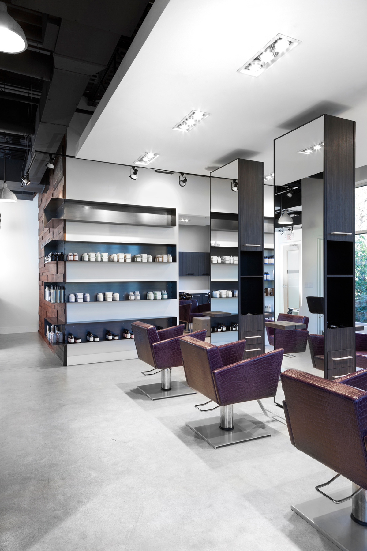 Salon cutting area design and build