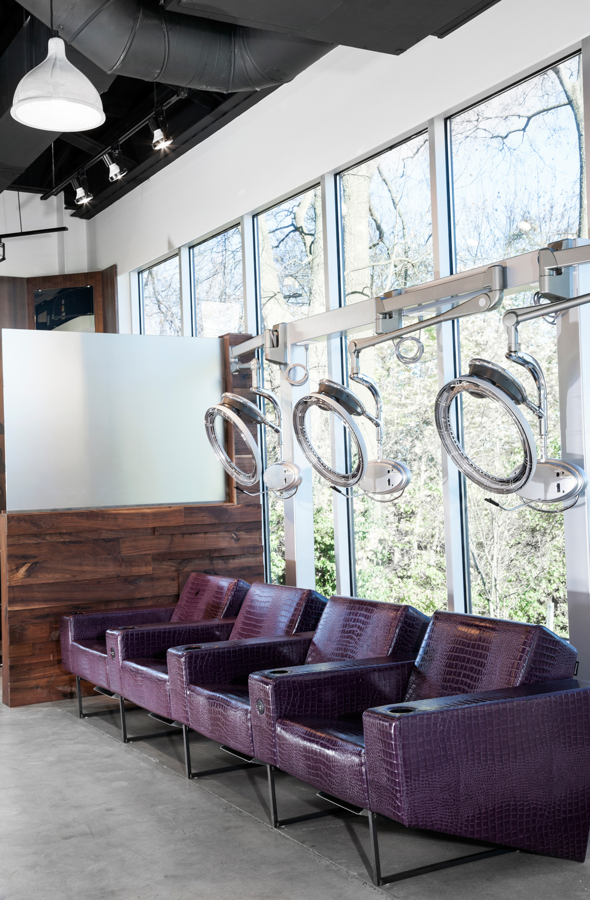 Salon processing seating and dryers