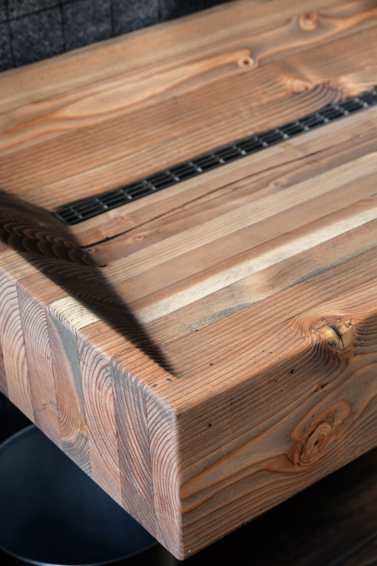 Custom wood sink
