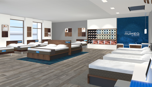Corporate chain interiors and furnishings for Intellibed