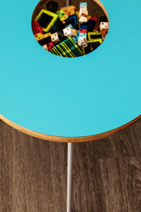 Waiting area play table for Code Ninjas