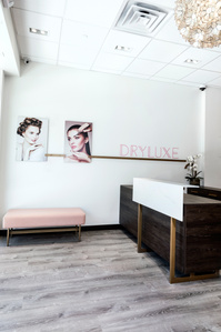 Reception area design for DryLuxe