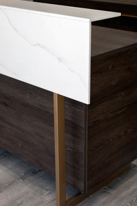 Retail furnishings and fixture detail for DryLuxe