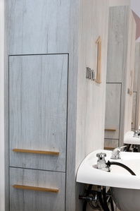 Shampoo backbar for DryLuxe salon