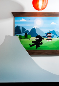 Franchise graphics and display for Code Ninjas