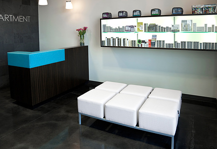 Paul Mitchell the School corporate chain design and furnishing manufacturing