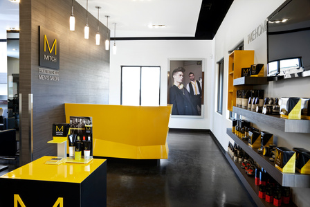 Mitch Men&#x27;s Salon interior design 