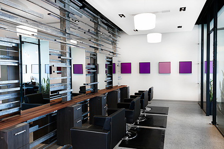 Salon styling station design and manufacturing for modern salon