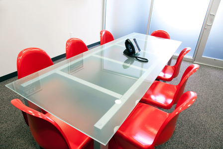 Paul Mitchell the School conference room table
