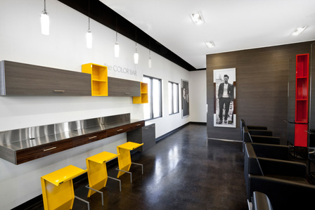 Salon interior design and furnishings