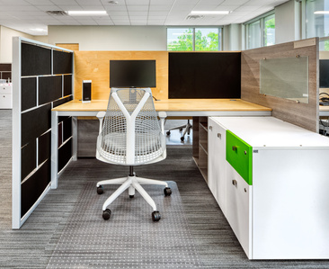 Office furnishing design, build and installation.