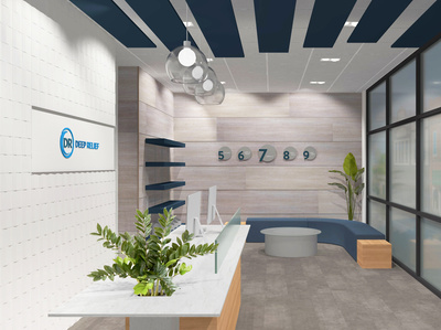 Interior design and franchise fulfillment for health and wellness brand