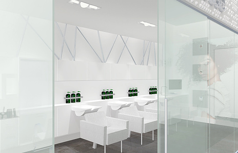 Salon furniture and fixture design