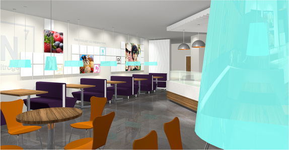 Restaurant franchise interior design