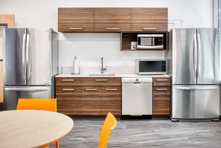 Break room cabinetry design and build.