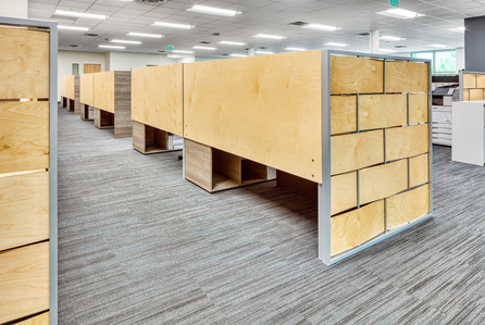 Office cubicle design, build and installation.