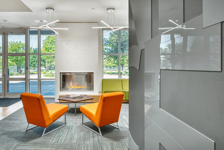 Waiting area design and furnishings,