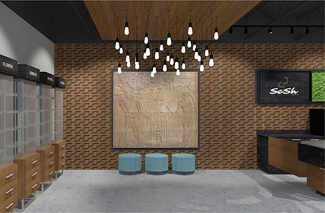 Retail display and fixture designs concepts for Sesh