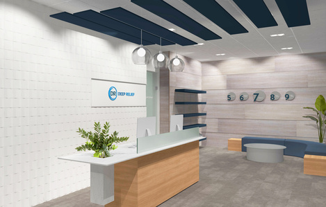 Store fixture design and procurement for health and wellness brand.