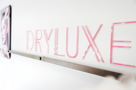 Graphic and sign for DryLuxe 