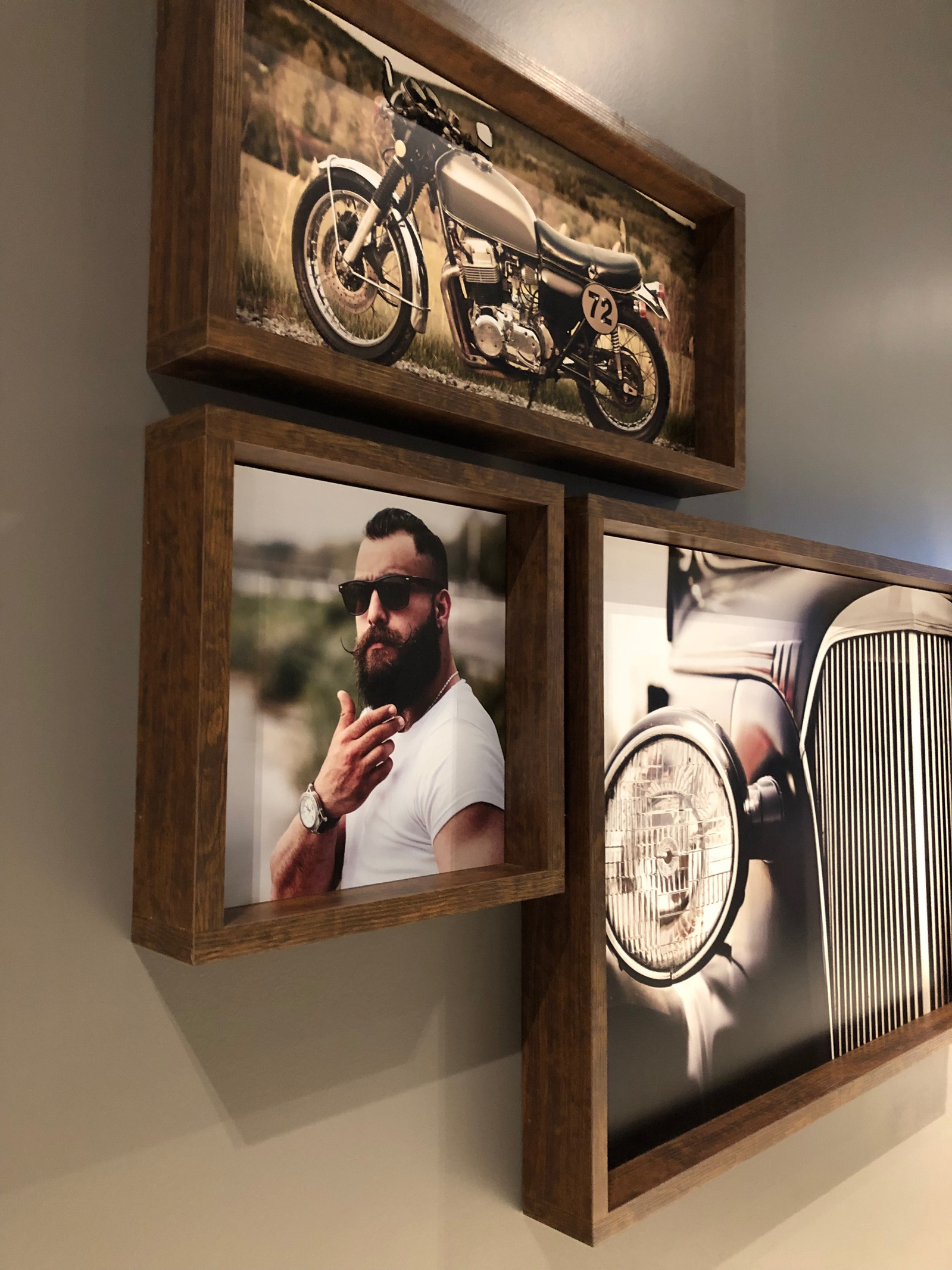 Framed images for Hammer and Nails Grooming franchise