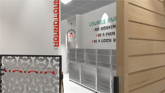 Dog Grooming franchise interior graphics