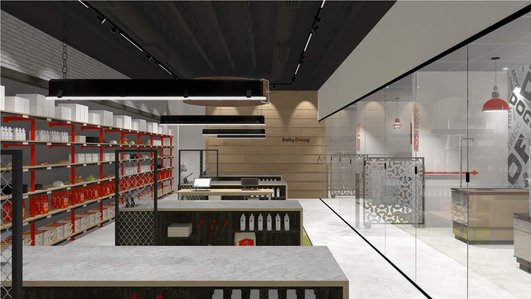 Salty Dawg Pet Salon interior design and branding