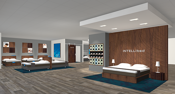 Intellibed store fixture design